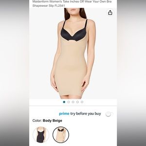 Maidenform Lose a size slip medium beige